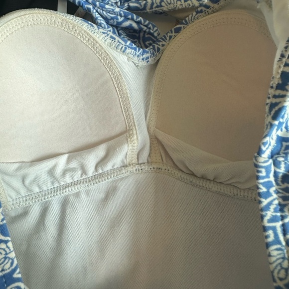 Bella Fiore blue white bathing suit bathing costume boy short bottom size small - Picture 5 of 6